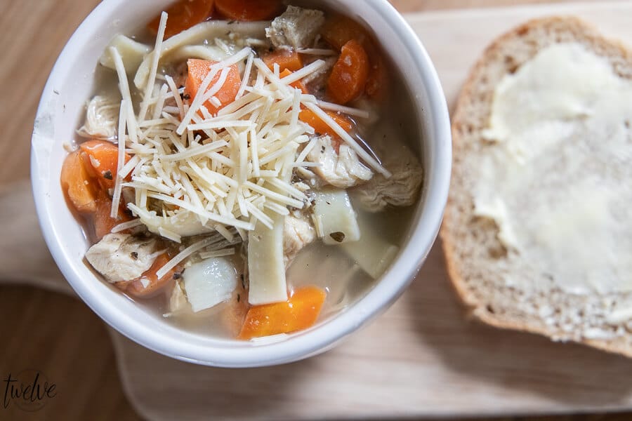 The most flavorful homemade chicken noodle soup recipe ever! Make sure to try this wholesome, flavorful and super easy to make soup!