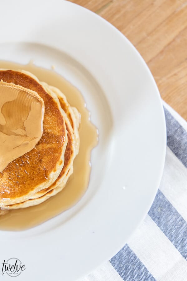 Oh my gosh, these are the most amazing, light and fluffy sourdough discard pancakes ever! Have you tried sourdough pancakes before? They are so good! You can also get great info on sourdough starters and more!