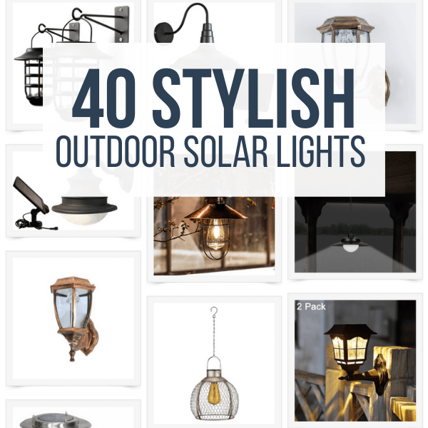 40 Stylish Solar Lighting for Outdoors