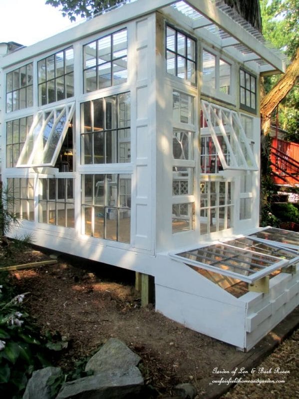 Build an Old Window Greenhouse - Garden Therapy