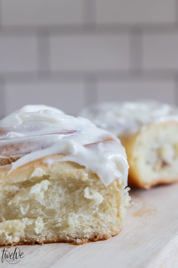 Yummy light and fluffy cinnamon rolls! Make these today, they are so amazing!!
