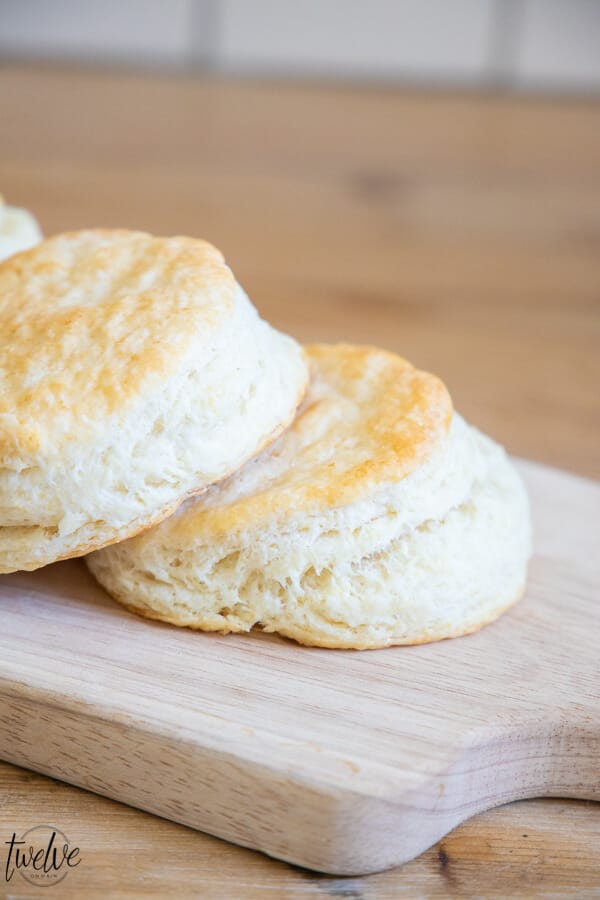Yummy flakey biscuits using my sourdough starter discard! These are so easy to make and so very good!