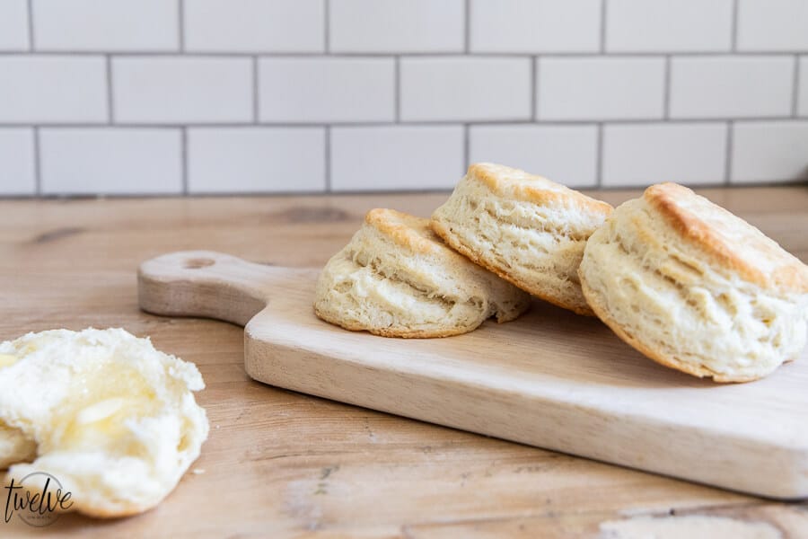 Flaky Sourdough Biscuits