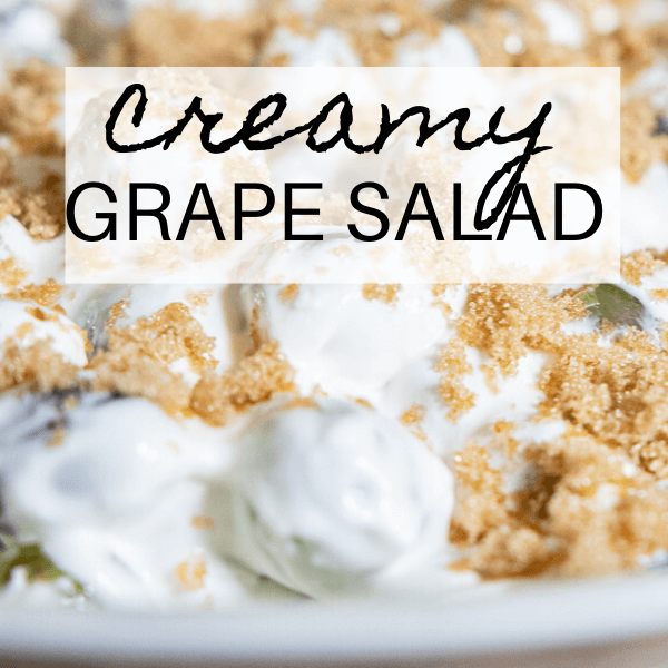 5 Ingredient Creamy Grape Salad