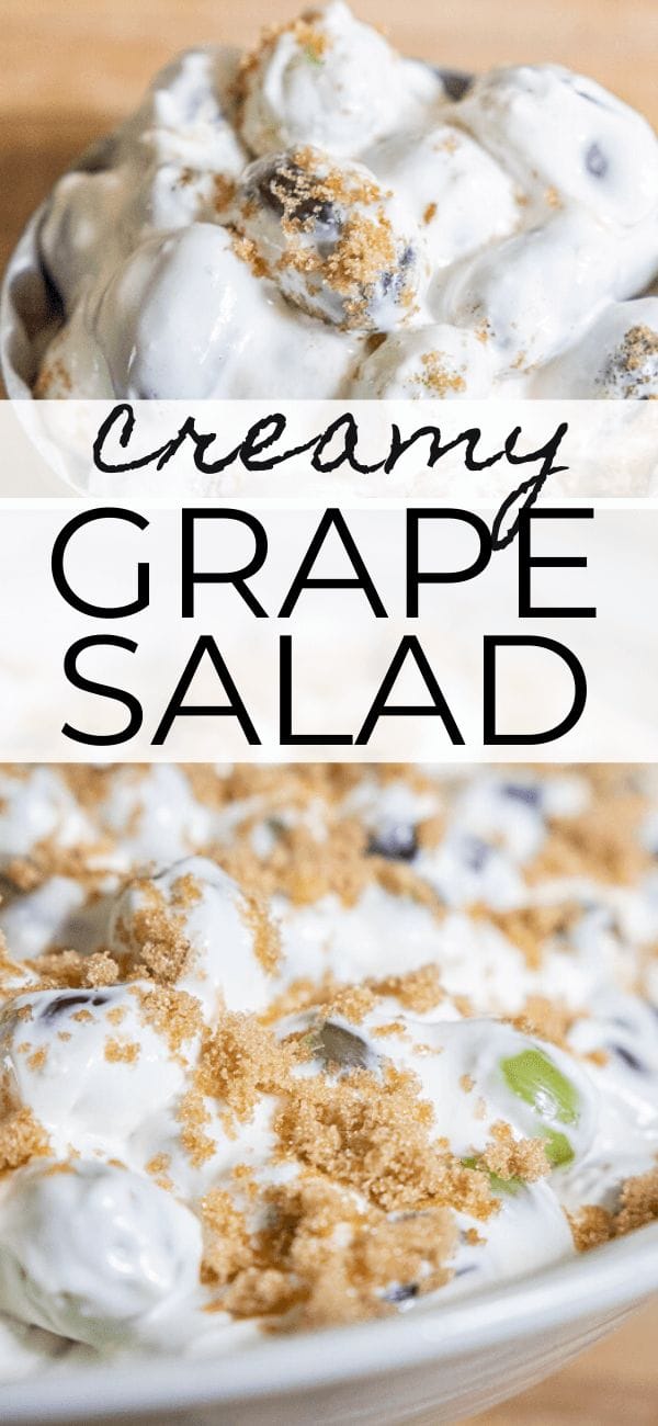 5 Ingredient Creamy Grape Salad - Twelve On Main