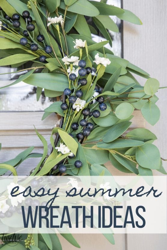 Get all the summer wreath ideas here including how to update a wreath for different seasons easily! Its an easy way to save money and get style in your home
