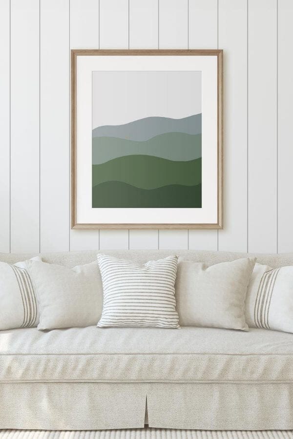 Get this gorgeous abstract landscape painting printable! This is the perfect piece of art for your home, in your entry, bedroom, or living space! This can be printed up to 40 inches wide without losing quality. It is a great affordable way to add original and unique artwork to you home!