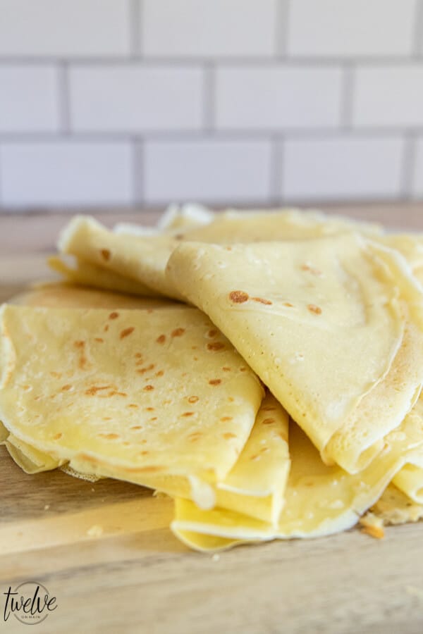 How to make amazing sourdough crepes 2 different ways! These are both convenient and simple ways to make your own sourdough crepes that are flavorful and good for you! Choose which recipe works for you!