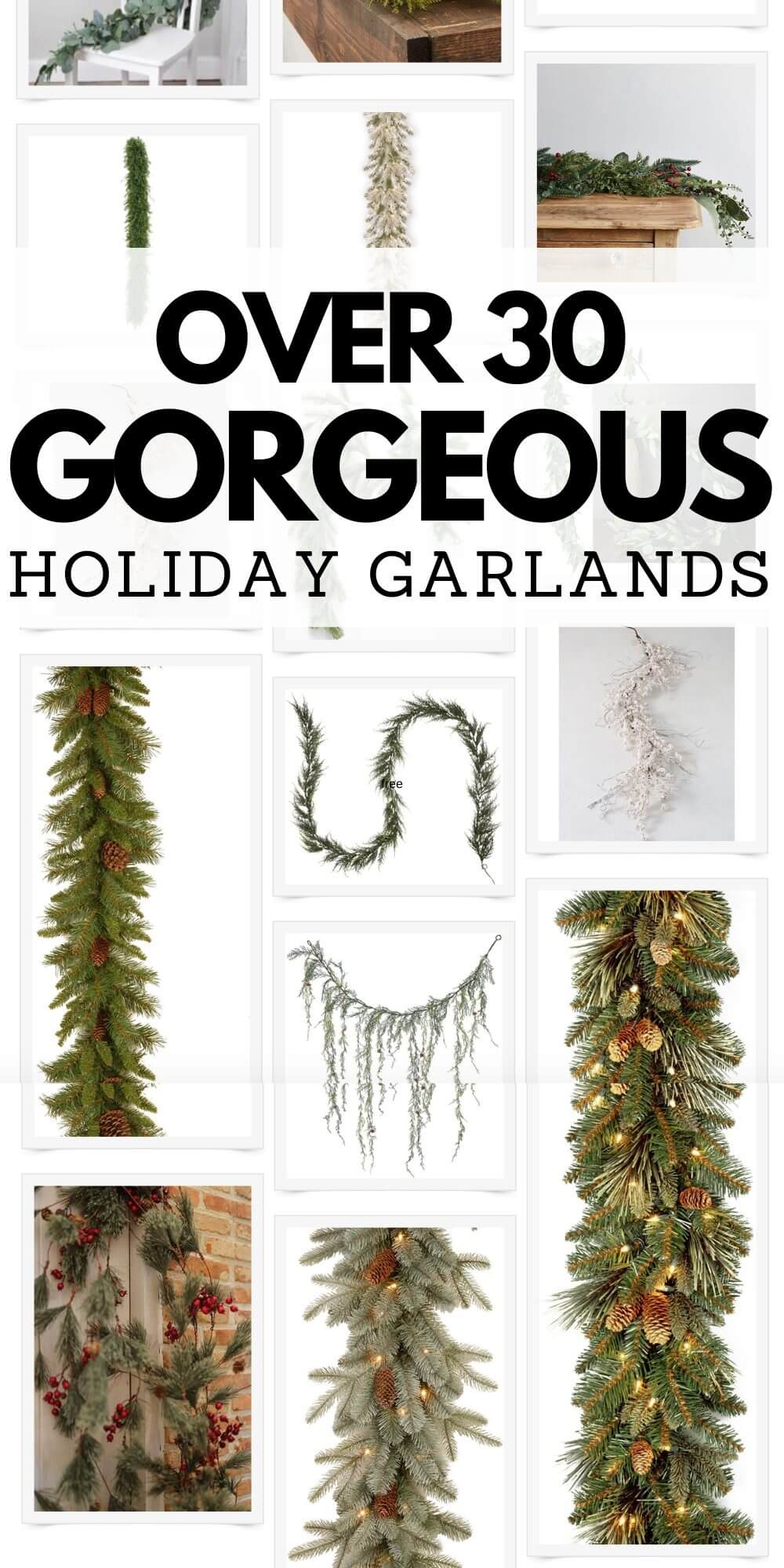 30 Gorgeous Artificial Garland Products for the Holidays
