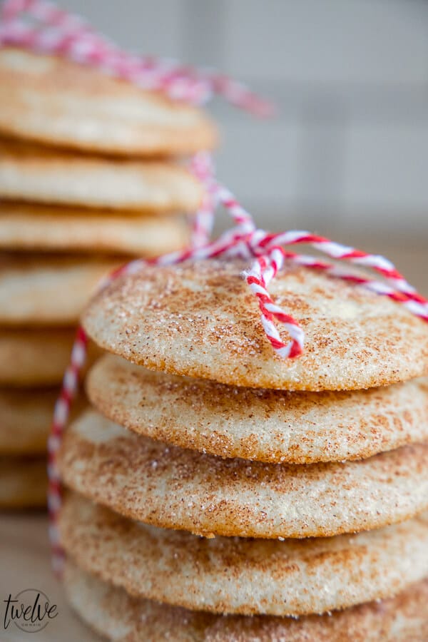 The perfect cookie to share at Christmas time.  These cinnamon cookies are so soft and fluffy and taste amazing!