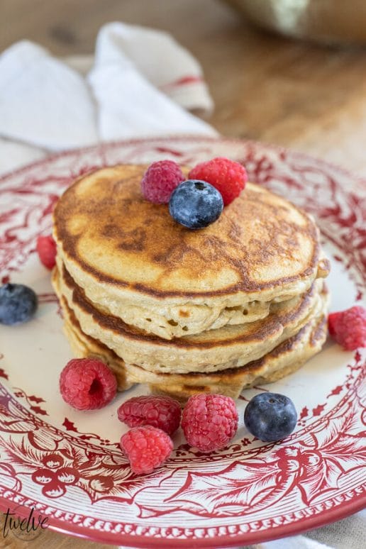 Light and Fluffy Banana Oatmeal Pancakes, Low Fodmap and Gluten Free ...