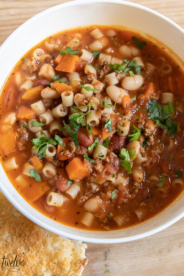 Hearty and Flavorful Pasta Fagioli Recipe - Twelve On Main