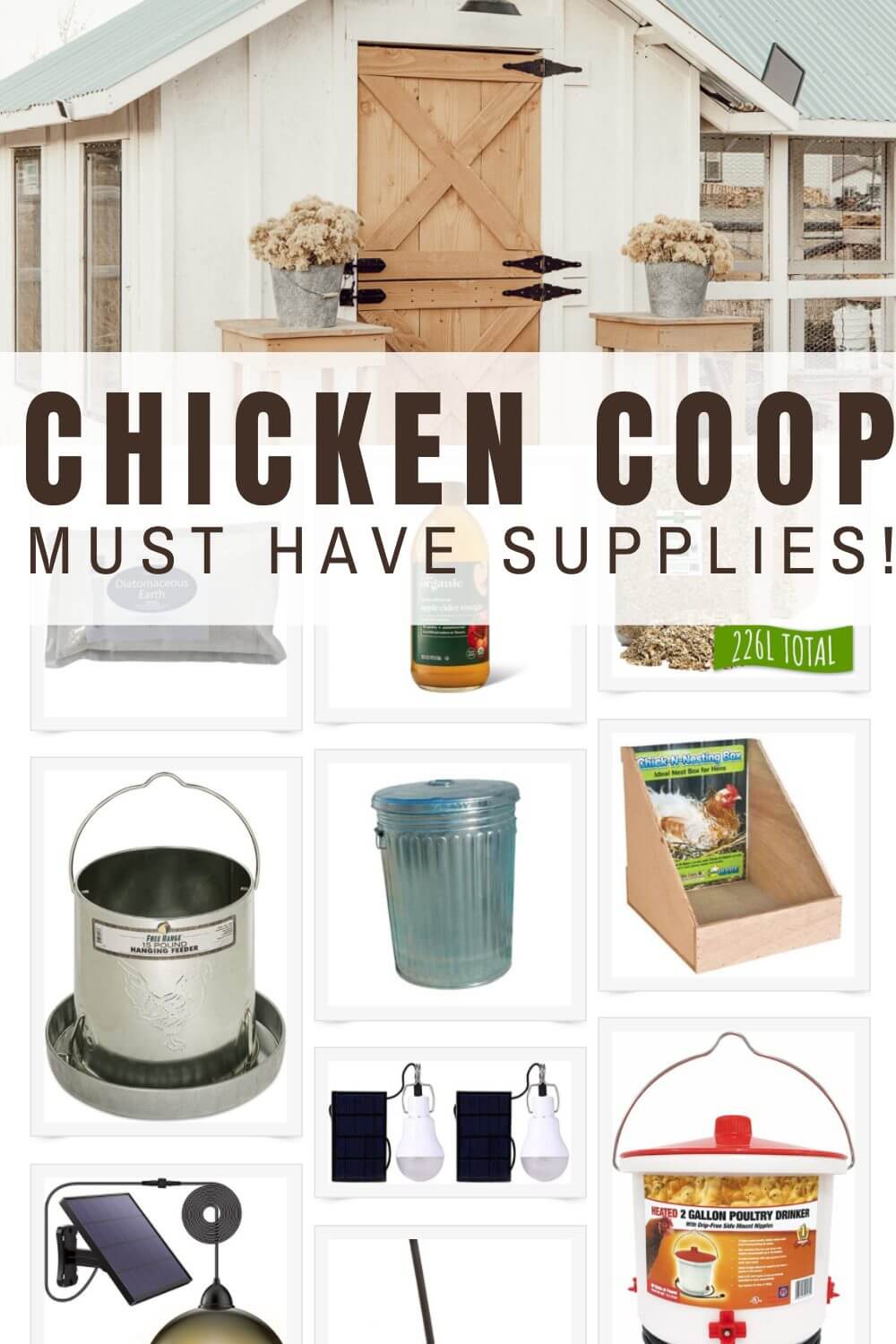 My Must Have Chicken Coop Supplies and Necessities - Twelve On Main