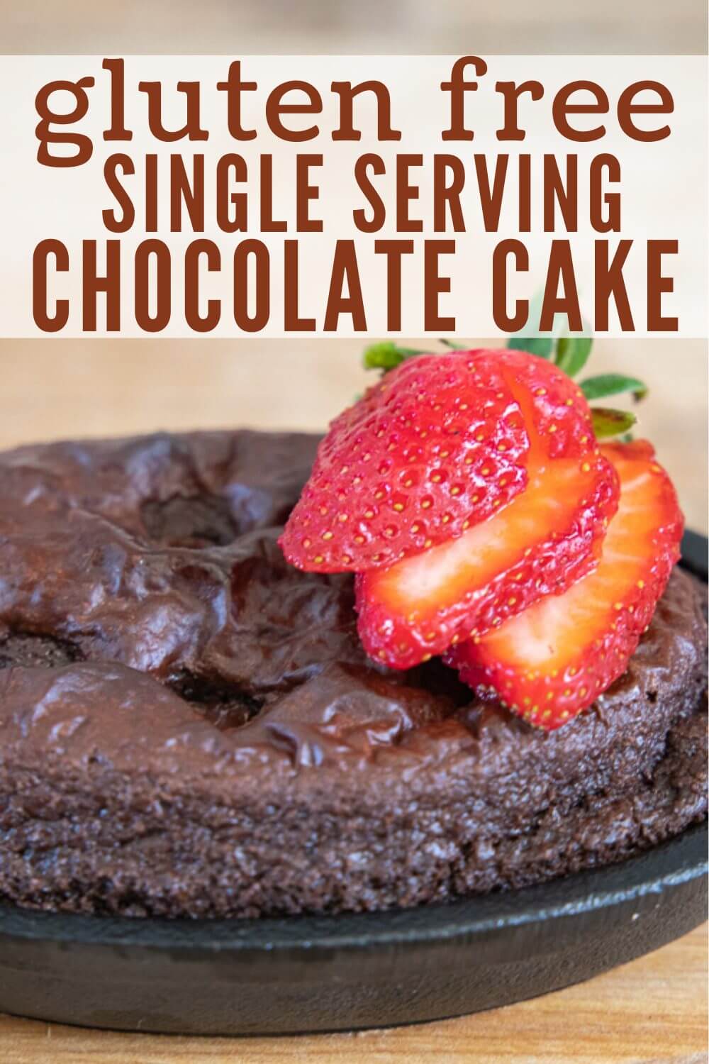 Amazing gluten free chocolate cake made with simple kitchen ingredients. These also uses individual mini cakes perfect for entertaining or to make for someone that cant have traditional cake. This is an amazing option!