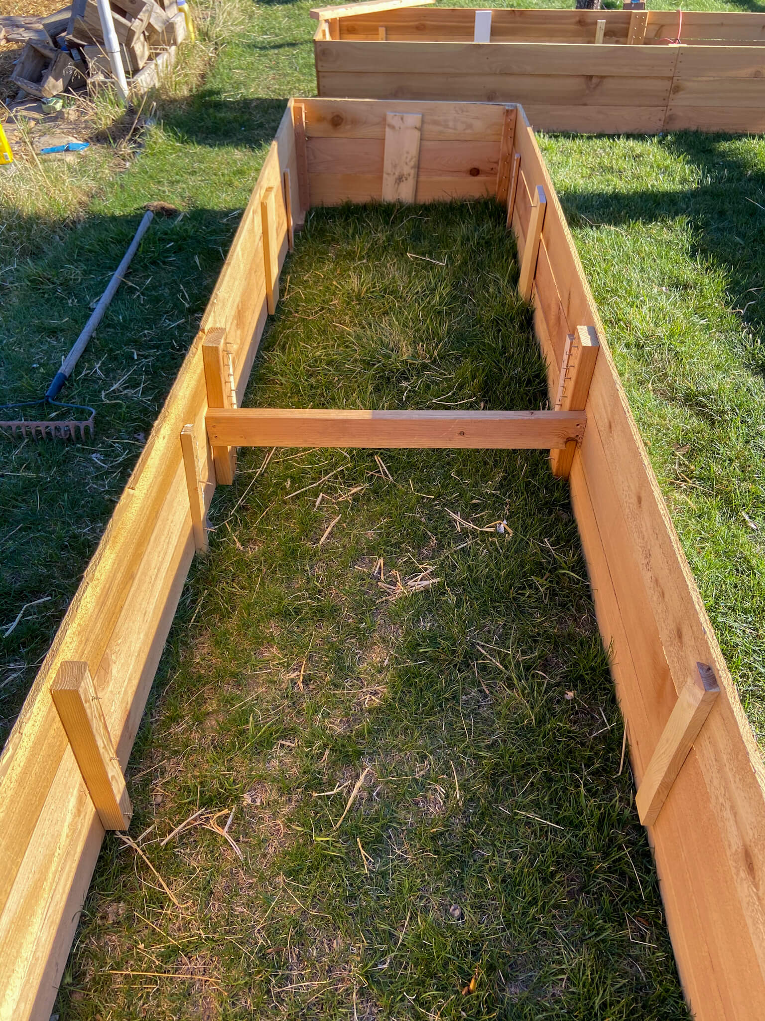 How to make your own affordable rot resistant cedar raised planter boxes to us in your garden, on your patio or other small space.