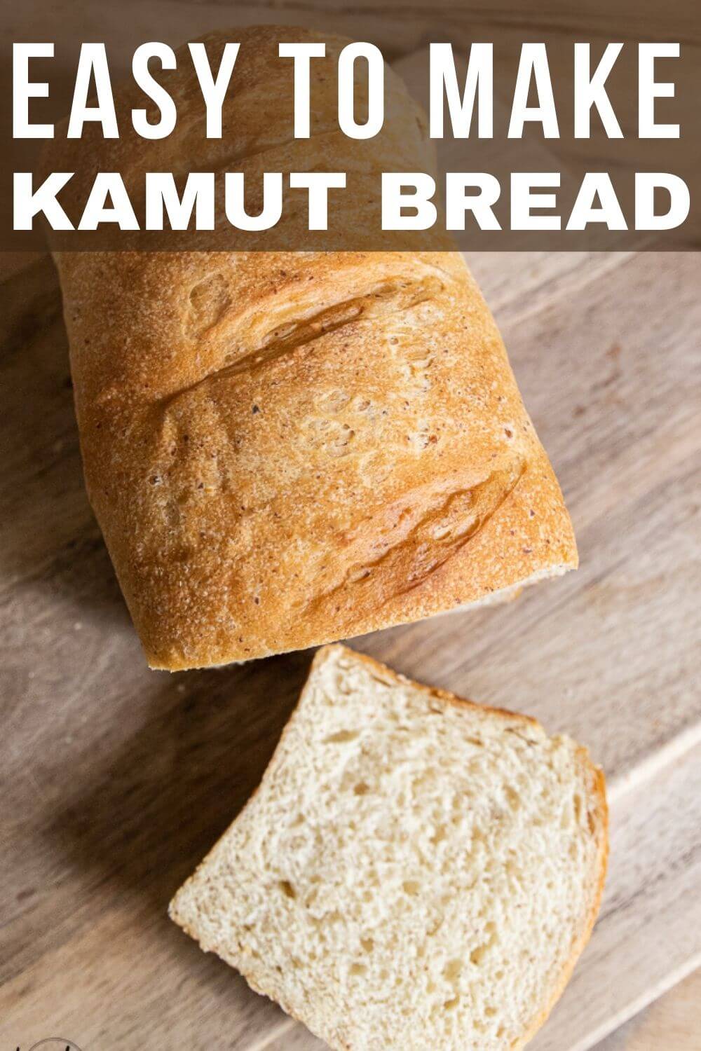 How to use kamut flour or khorasan wheat to make amazing bread! This is an easy to follow recipe that makes a more healthy version of bread. Kamut grain is an ancient grain and has so many health benefits, is easier to digest and so much more.