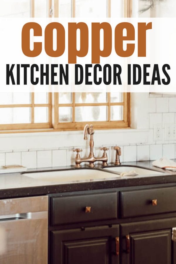 How to effectively incorporate copper into your kitchen with these awesome copper kitchen decorating ideas. There are so many options!