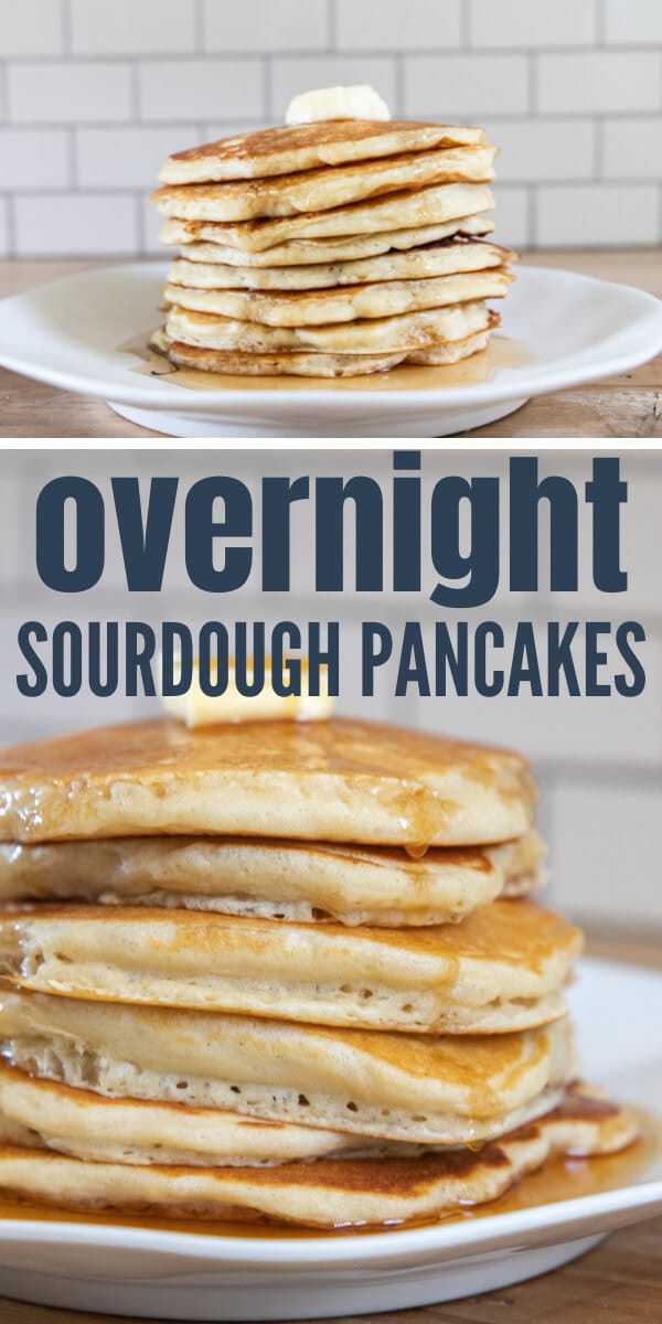 The Best Fluffy Overnight Sourdough Pancakes - Twelve On Main