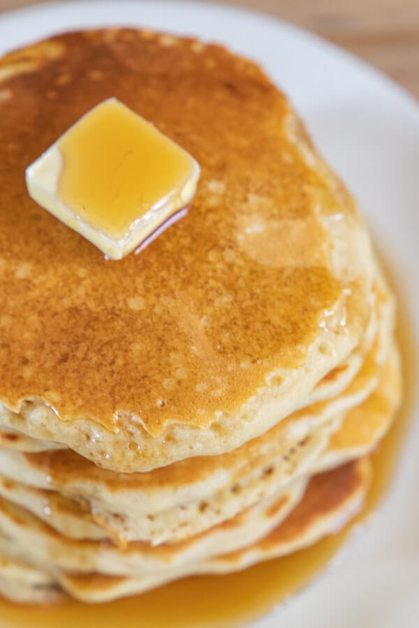 The Best Fluffy Overnight Sourdough Pancakes