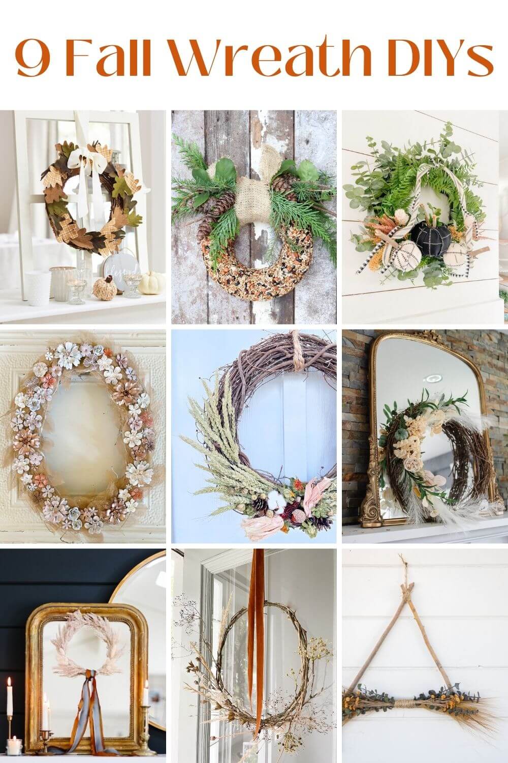 9 gorgeous DIY fall wreaths to make today!
