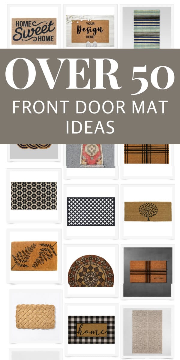 Over 40 Stylish Front Door Mat Ideas for your Home - Twelve On Main