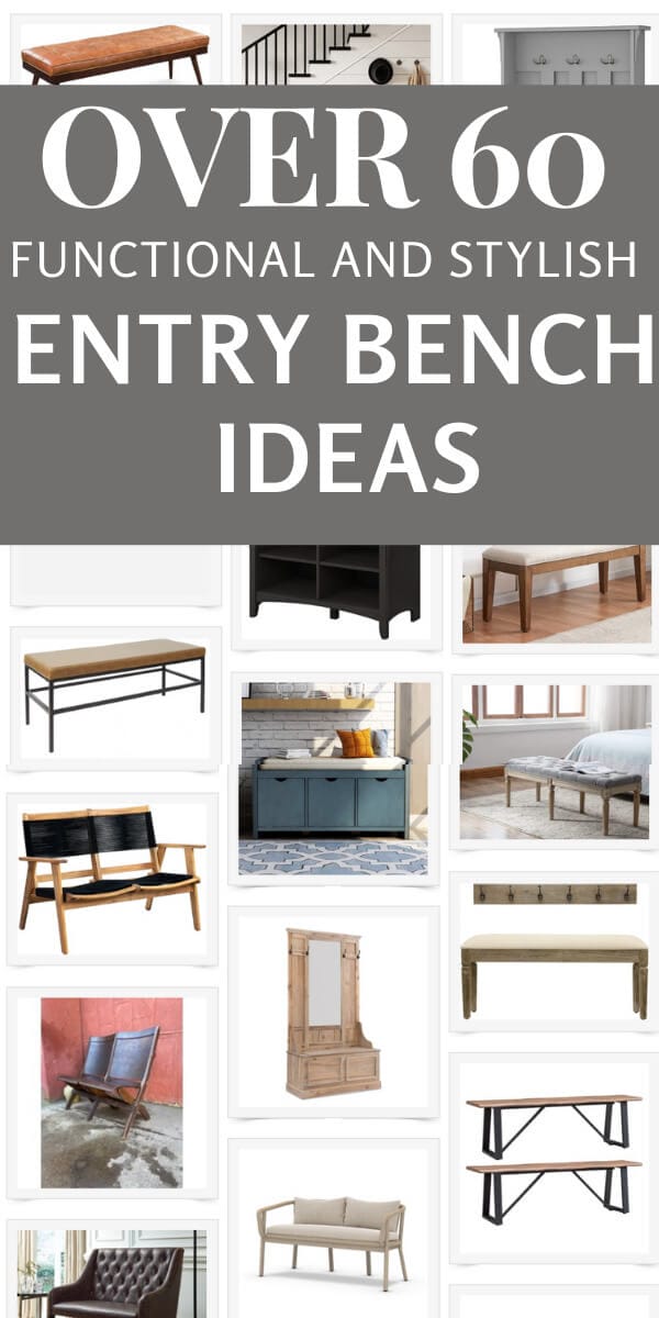 Over 60 gorgeous and functional foyer bench ideas that will help create an organized and stylish space whether the space is large or small.