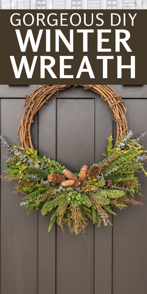 How to Weave a Lovely Winter Wreath - It's SO easy!