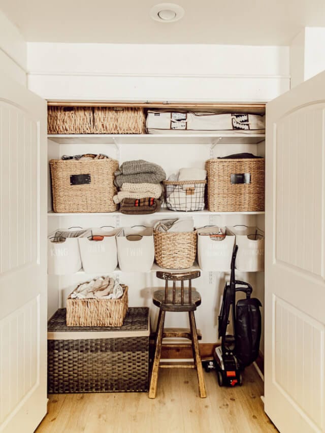 Linen Closet Ideas, Closet Organization Tips