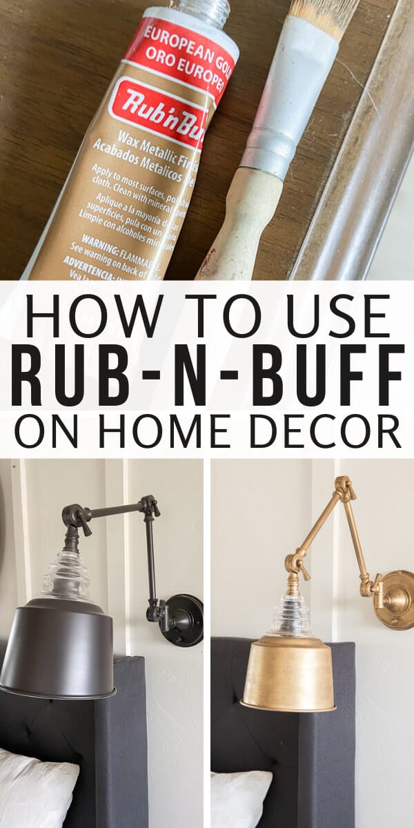 How to Use Rub-n-Buff to Make a Brass Lamp Look like Expensive Bronze