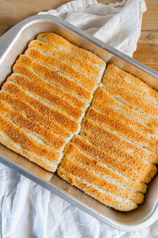 Easy Light and Fluffy Homemade Breadsticks Recipe