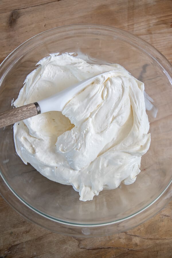 How to make this easy and versatile cool whip frosting.  This is a great alternative to traditional frostings and is perfect on cupcakes.