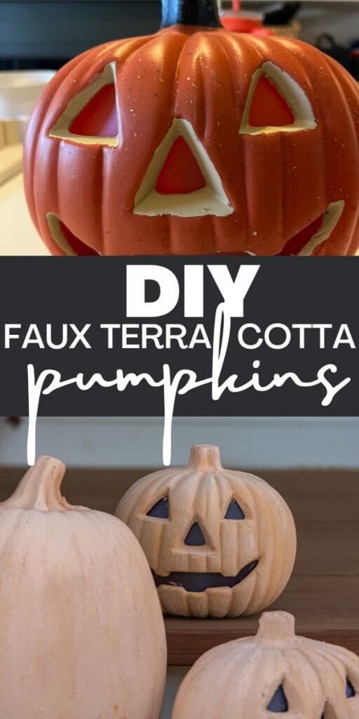 Easy DIY Faux Terra Cotta Pumpkins 2 Ways! - Twelve On Main