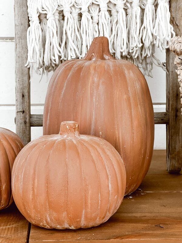 Easy DIY Faux Terra Cotta Pumpkins 2 Ways Twelve On Main   IMG 4159 600x800 