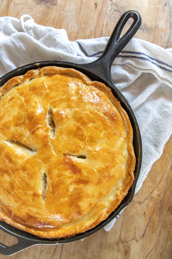 This hearty and easy homemade chicken pot pie recipe is the ultimate comfort food. It is easy to make on a weeknight or on a slow cozy evening