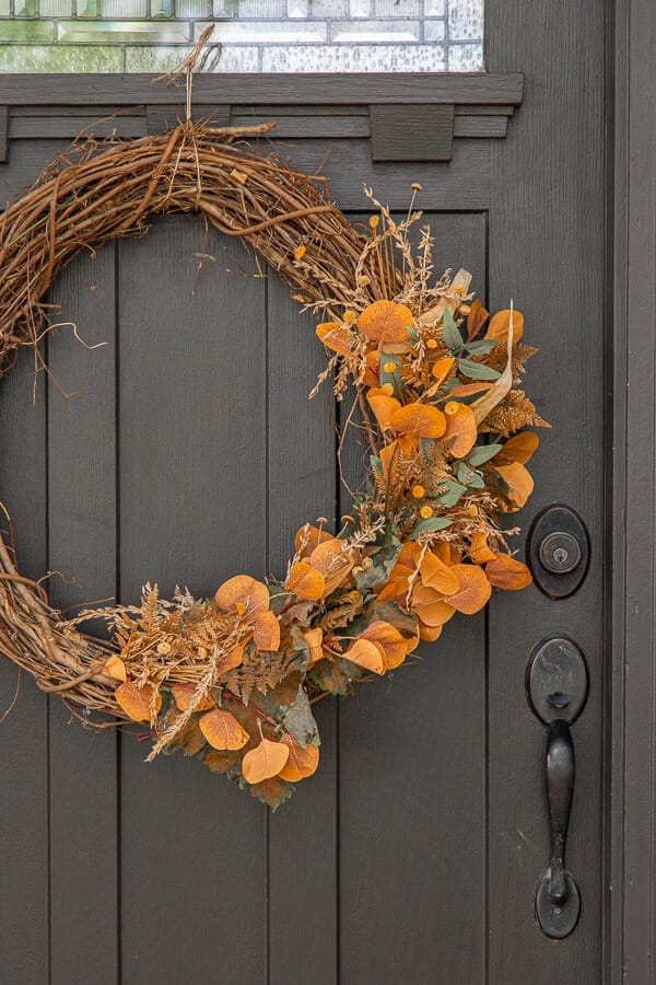 How to Make a Minimal Fall Wreath