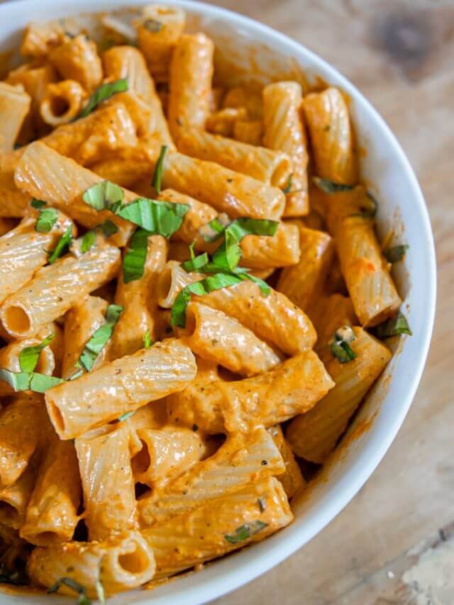 Roasted Red Bell Pepper Pasta
