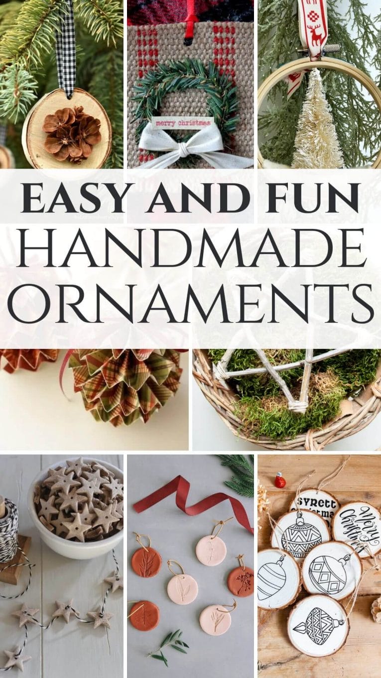 Looking for Christmas tree inspiration? Check out these fun handmade Christmas ornaments and make a few for yourself! Love these!