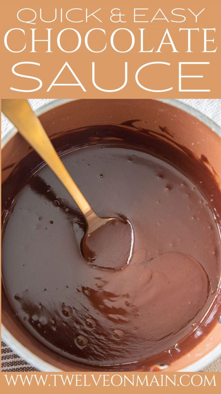 2 Ingredient Chocolate Sauce Recipe