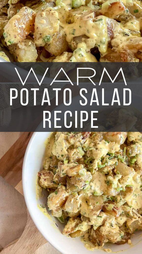 This warm potato salad recipe is the perfect side for any barbecue, pot luck or get together! Its simple and so flavorful!