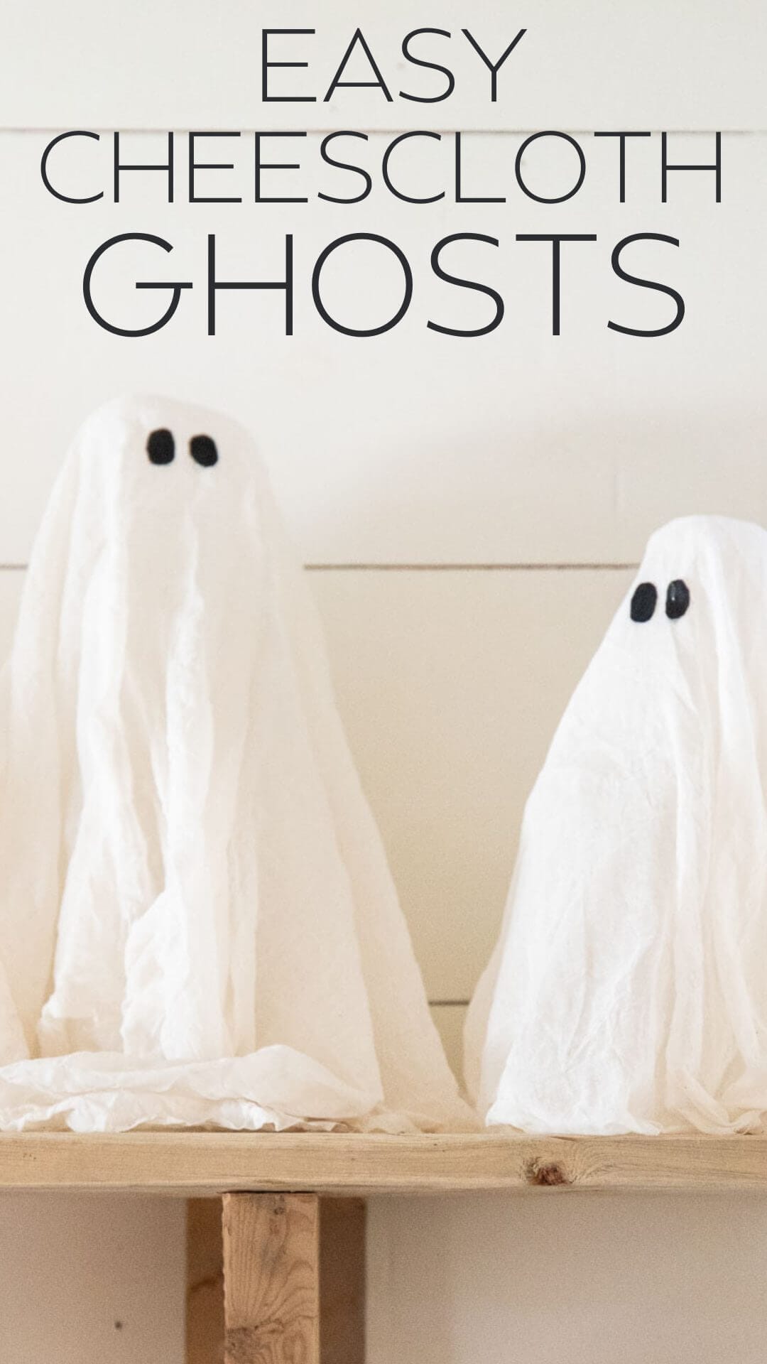 How To Make A Ghost Out Of Paper For Kids