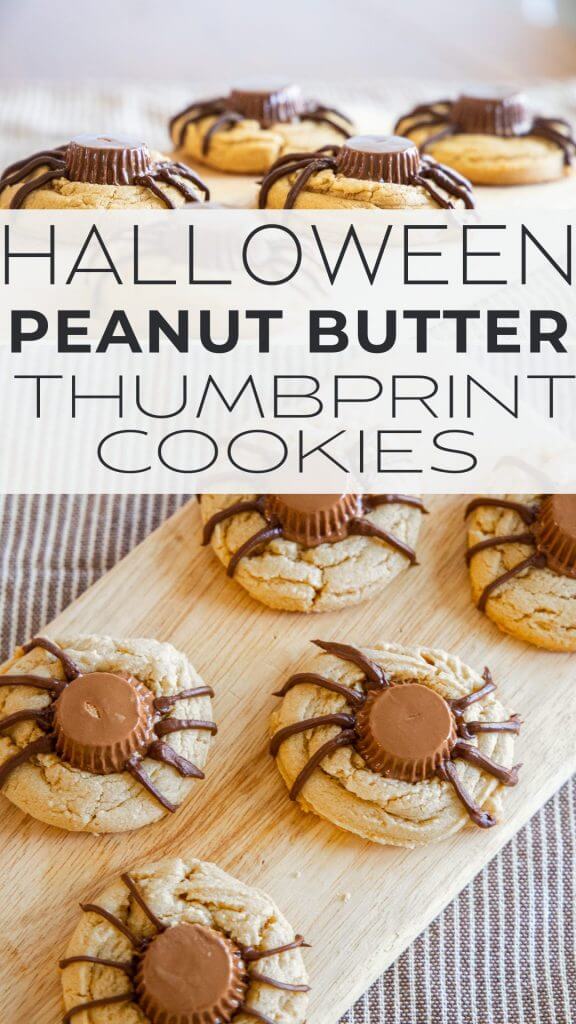 These Reese's peanut butter thumbprint cookies are so easy to make and are so good! They are perfect for any holiday!