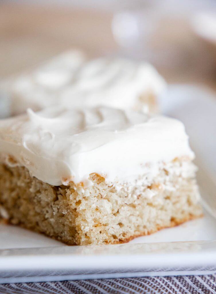 Make this amazing sourdough banana cake using your sourdough discard! This tender cake topped with cream cheese frosting is perfect.