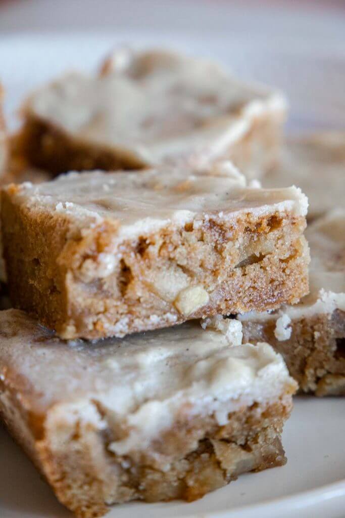 These brown butter apple blondies are an incredible treat you need to try. They are nutty and have a caramel/toffee flavor with tender apples.