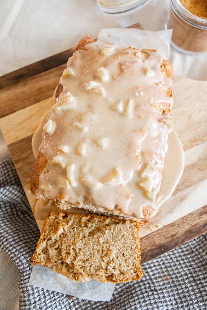 This brown butter spiced apple bread is the perfect fall treat. The brown butter elevates the bread while making it moist and tender. The brown butter also adds an almost nutty caramel/toffee flavor that is unmatched.
