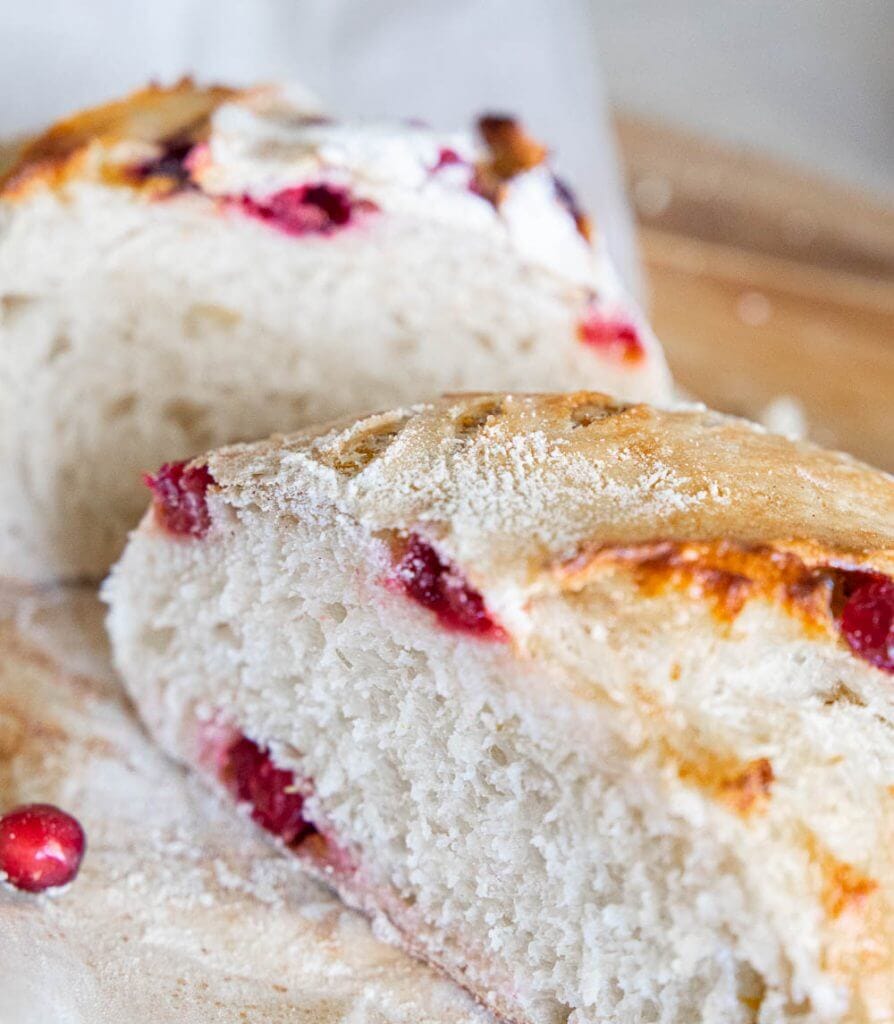This amazing cranberry sourdough bread is the perfect combination of tart, sweet and sourdough. Its perfect for the holidays!