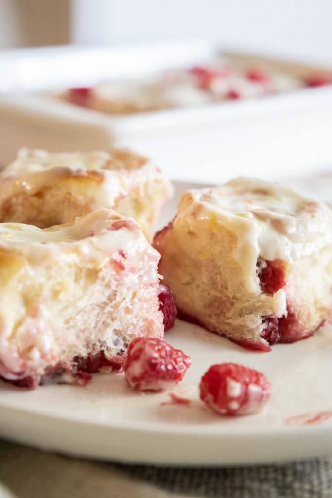 Make these amazing raspberry sweet rolls are a great alternative to cinnamon rolls. They are perfect for the holidays or during the summer!