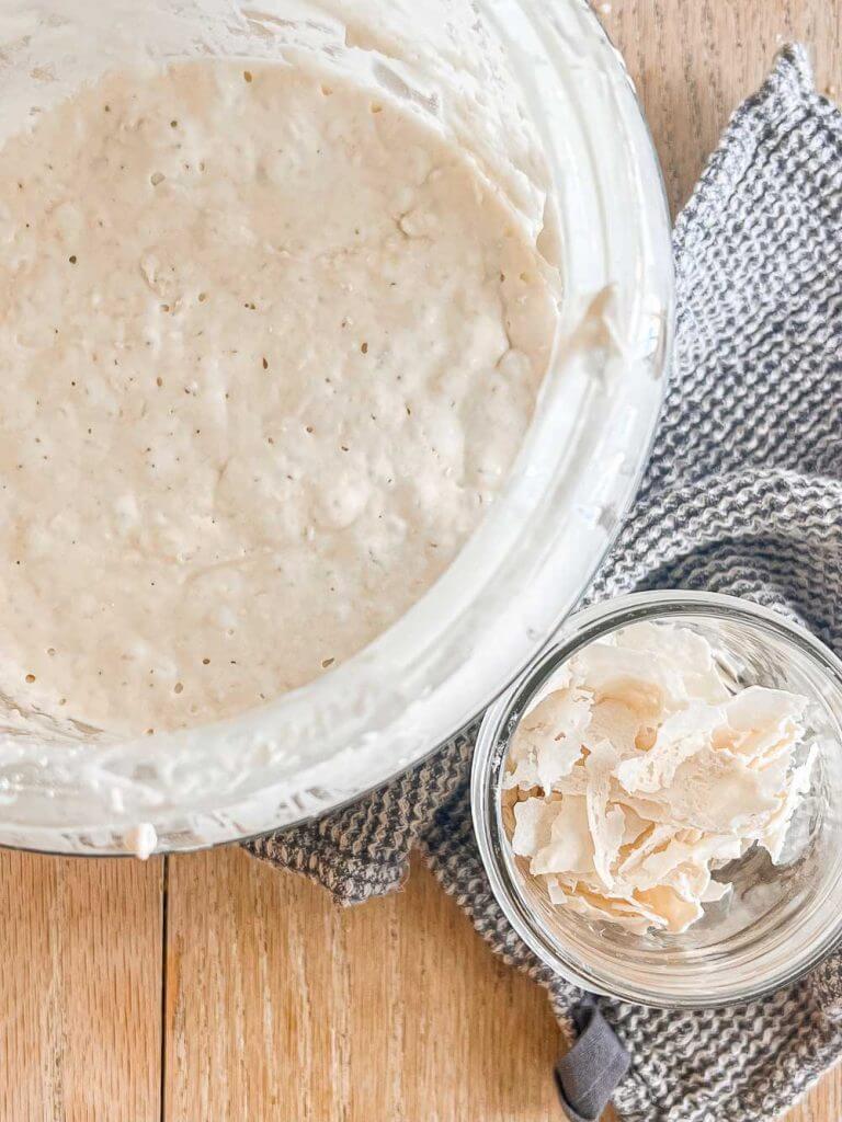 How to dehydrate sourdough starter for storage and future use. I two easy methods including a super easy hack. Save your sourdough!