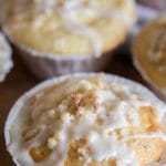 Sourdough Lemon Muffins with Cream Cheese Filling
