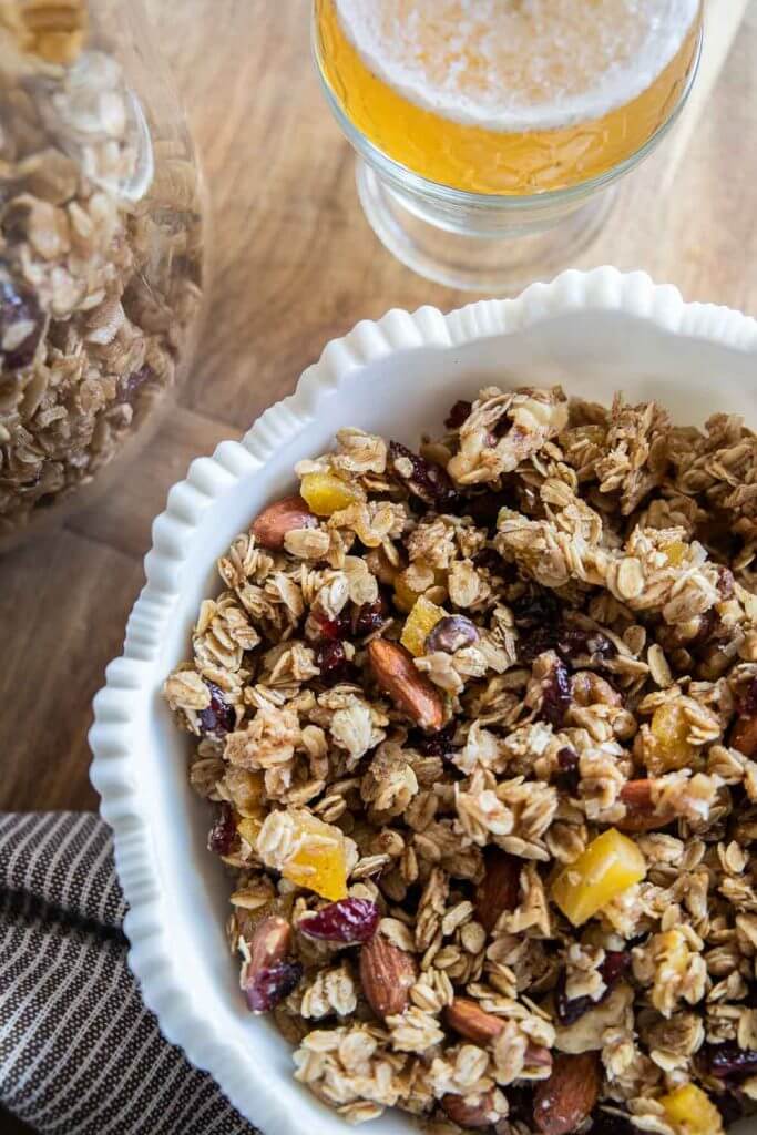 Make this incredible sourdough discard granola with your excess sourdough discard! It is easy to make and tastes incredible!