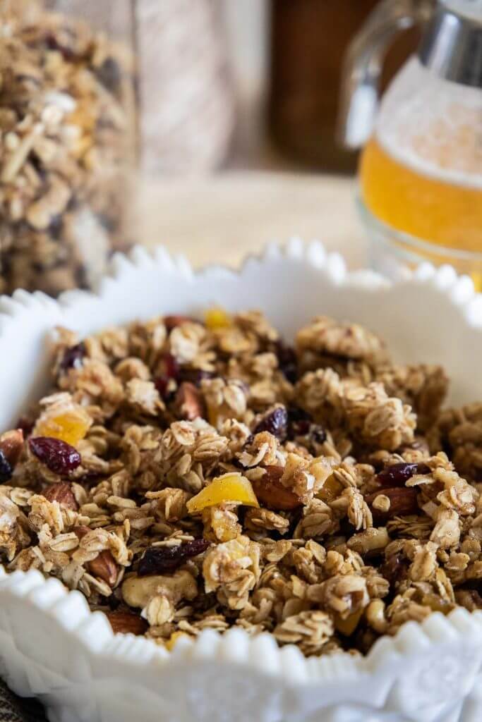 Make this incredible sourdough discard granola with your excess sourdough discard! It is easy to make and tastes incredible!